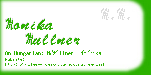monika mullner business card